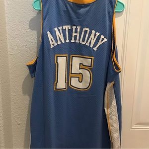 NBA Nike Authentic Carmelo Anthony Denver Nuggets 15 Basketball Jersey Men